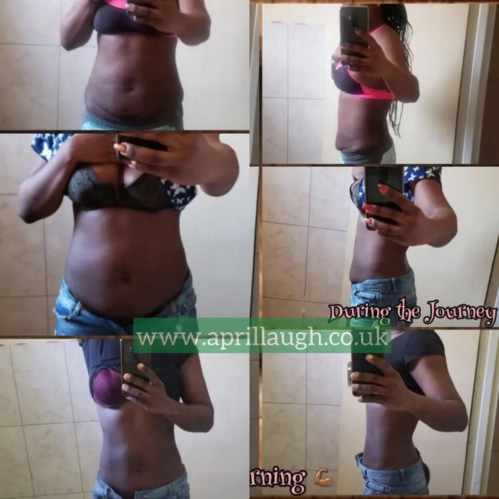 Weight loss progress - side by side, full image